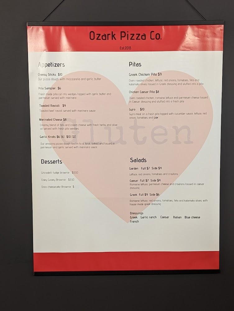 Ozark Pizza & Bread Company Menu image 4